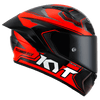KYT NZ Race Carbon Competition Gloss Black Red Helmet