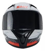 SMK Stellar Sports Adox Gloss Black Red White (GL231) Helmet