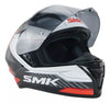 SMK Stellar Sports Adox Gloss Black Red White (GL231) Helmet