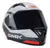 SMK Stellar Sports Adox Gloss Black Red White (GL231) Helmet