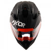 AXOR XCross Dual Visor Solid Dull Black Orange Helmet
