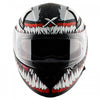 AXOR Apex Marvel Venom Dull Black Red Helmet