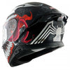 AXOR Apex Marvel Venom Dull Black Red Helmet