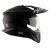 AXOR XCross Dual Visor Solid Dull Black Red Helmet