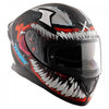 AXOR Apex Marvel Venom Dull Black Red Helmet