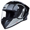 SMK Stellar Sports Faro Matt Black Grey (MA266) Helmet