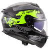 LS2 Stream II Noisy Yellow Black Gloss Helmet (D Ring)