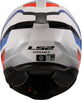 LS2 Stream II Vintage White Blue Red Gloss Helmet (D Ring)