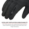 Viaterra Fender Daily Use Motorcycle Gloves (Black)