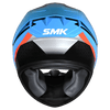 SMK Stellar Sports Flight Gloss Black Blue Grey (GL256) Helmet