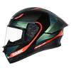 SMK Stellar Sports Flight Gloss Black Blue Orange Chameleon (GL257C) Helmet