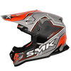 SMK Allterra Maverix Grey Black Orange Gloss (GL627) Helmet