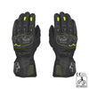 Viaterra Grid 2 Full Gauntlet Motorcycle Riding Gloves (Fluro Green)