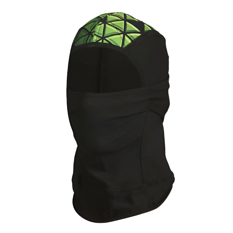 98Fahren Coolflow Balaclava (Black Green)