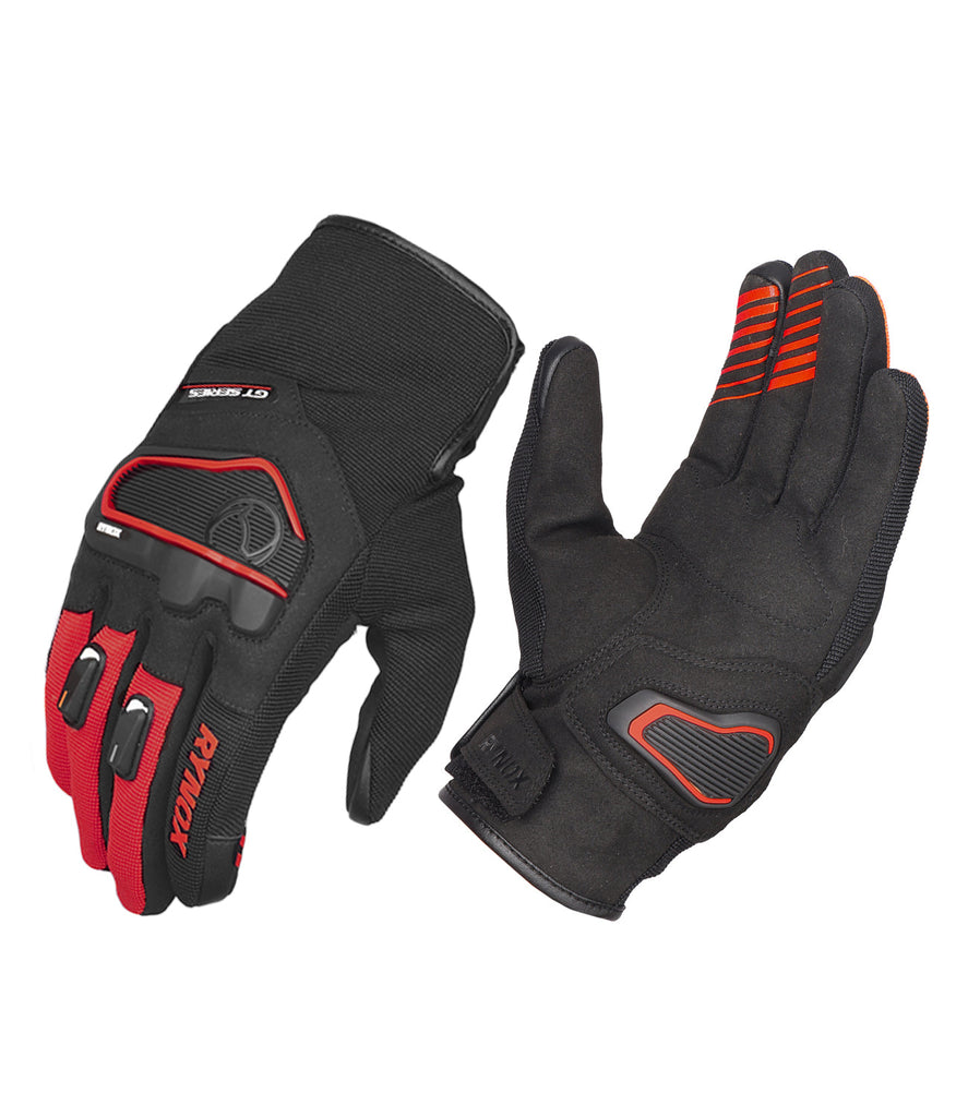 Rynox Helium GT 2 Gloves (Black Red)