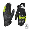 Viaterra Holeshot Short Motorcycle Riding Gloves (Fluro Green)