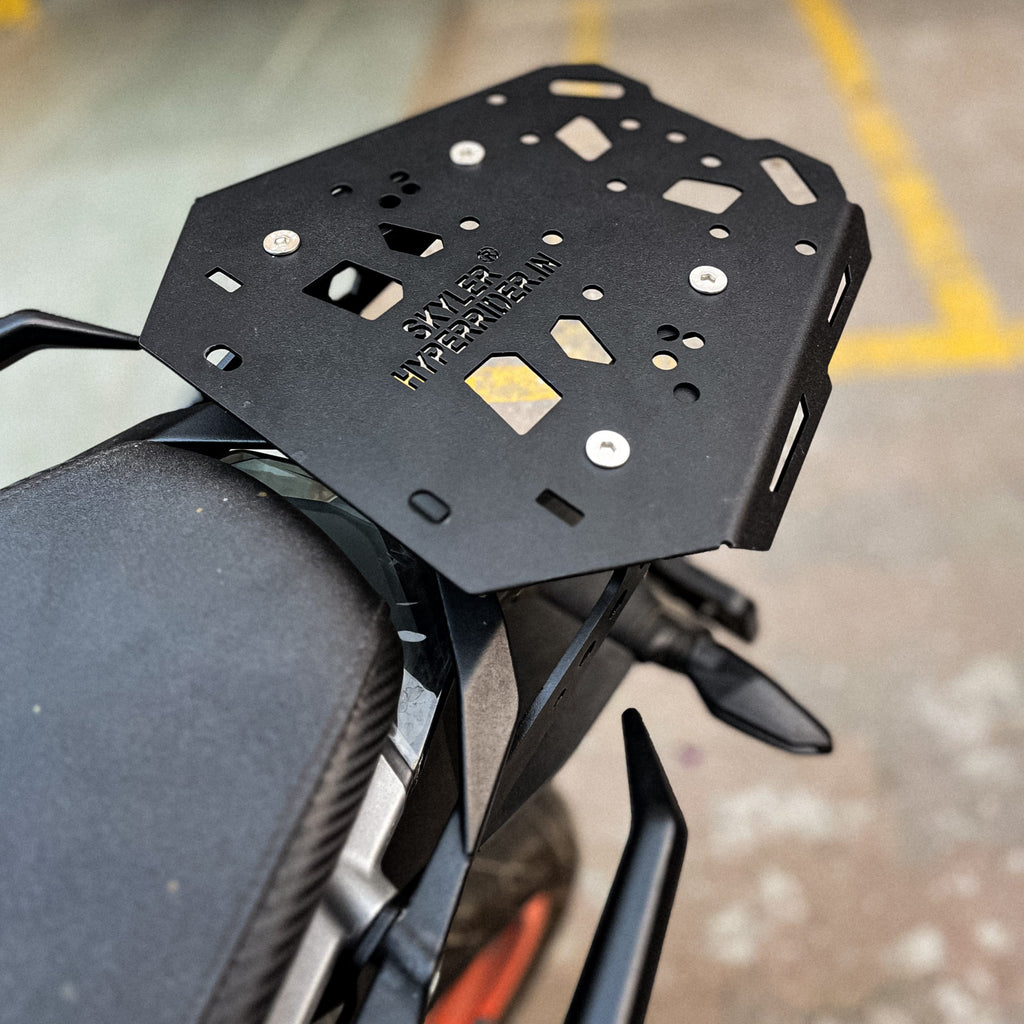 Hyperrider KTM Duke 250 390 GEN 3 Top Rack with Plate (HRKDGN3001S)