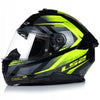LS2 Stream II Fury Black Hi Viz Yellow Gloss Helmet (D Ring)