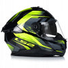 LS2 Stream II Fury Black Hi Viz Yellow Gloss Helmet (D Ring)
