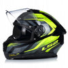 LS2 Stream II Fury Black Hi Viz Yellow Gloss Helmet (D Ring)