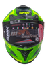 SMK Typhoon Thorn Green Yellow Green Gloss (GL848) Helmet