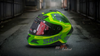 SMK Typhoon Thorn Green Yellow Green Gloss (GL848) Helmet