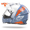 LS2 MX436 Pioneer Evo Evolve Gloss White Cobalt Blue Helmet