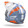 LS2 MX436 Pioneer Evo Evolve Gloss White Cobalt Blue Helmet