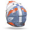 LS2 MX436 Pioneer Evo Evolve Gloss White Cobalt Blue Helmet
