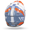 LS2 MX436 Pioneer Evo Evolve Gloss White Cobalt Blue Helmet