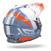 LS2 MX436 Pioneer Evo Evolve Gloss White Cobalt Blue Helmet