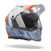 LS2 MX436 Pioneer Evo Evolve Gloss White Cobalt Blue Helmet