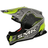 SMK Allterra Maverix Grey Black Yellow Gloss (GL624) Helmet