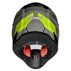 SMK Allterra Maverix Grey Black Yellow Gloss (GL624) Helmet