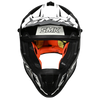 SMK Allterra Maverix Black Grey White Gloss (GL261) Helmet