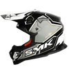 SMK Allterra Maverix Black Grey White Gloss (GL261) Helmet
