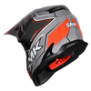SMK Allterra Maverix Grey Black Orange Gloss (GL627) Helmet