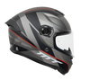 MT Hummer B AXN Gloss Black Grey C15 Helmet
