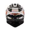 LS2 Pioneer II Namib Gloss White Orange Helmet