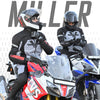 Viaterra Miller Urban Mesh Motorcycle Riding Jacket with Liners (Black)