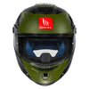 MT Hummer B Air Gloss Green Black White C6 Helmet