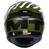 MT Hummer B Air Gloss Green Black White C6 Helmet
