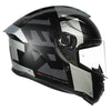 MT Hummer B Air Gloss Black Grey F2 Helmet