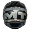 MT Hummer B Air Gloss Black Grey F2 Helmet