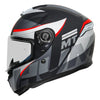 MT Hummer B Oasis Gloss Black White Red A1 Helmet