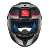 MT Hummer B Oasis Gloss Black White Red A1 Helmet