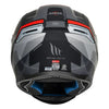 MT Hummer B Oasis Gloss Black White Red A1 Helmet