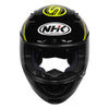 NHK GPR Tech Undisputed Gloss Black Yellow Helmet