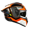 NHK K5R Commutrack Gloss Black Orange Helmet