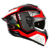 NHK K5R Commutrack Gloss Black Red Helmet